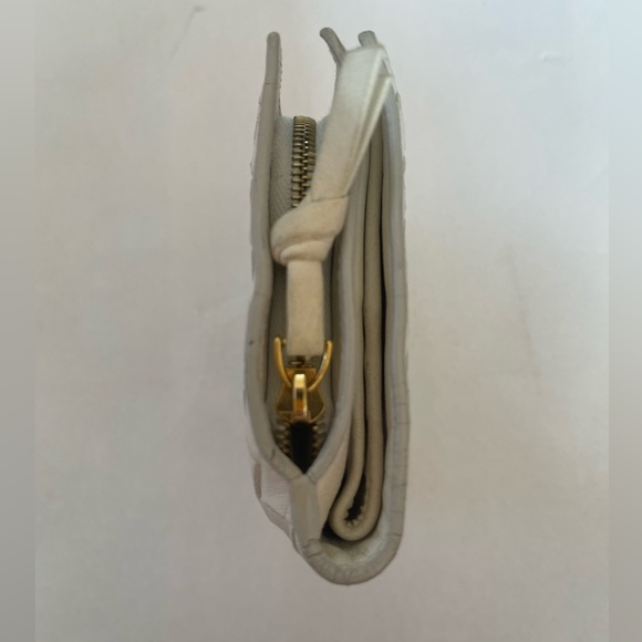 BOTTEGA VENETA WHITE WALLET - Picture 5 of 12
